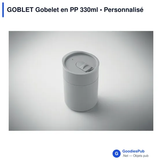 Gobelet personnalisable en PP 330ml avec logo - GOBLET - Image 12
