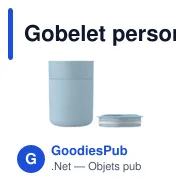Gobelet personnalisable en PP 330ml avec logo - GOBLET - Miniature 3