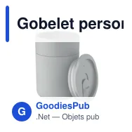Gobelet personnalisable en PP 330ml avec logo - GOBLET - Miniature 7