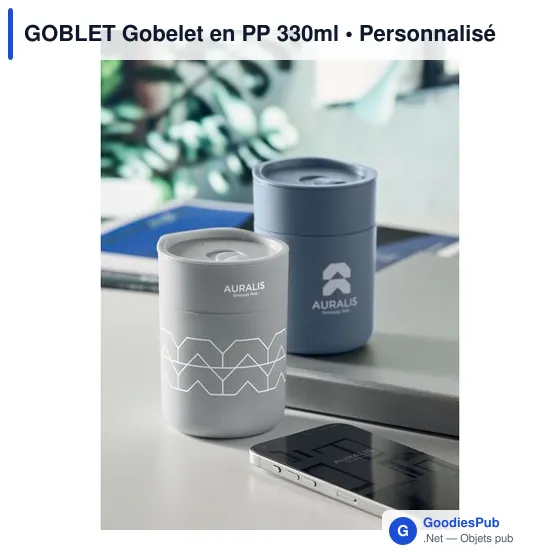 Gobelet personnalisable en PP 330ml avec logo - GOBLET - Image 10