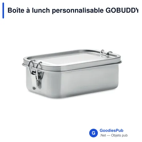 Boîte à lunch personnalisable GOBUDDY avec logo