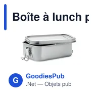 Boîte à lunch personnalisable GOBUDDY avec logo - Miniature 2