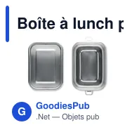 Boîte à lunch personnalisable GOBUDDY avec logo - Miniature 4
