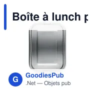 Boîte à lunch personnalisable GOBUDDY avec logo - Miniature 5