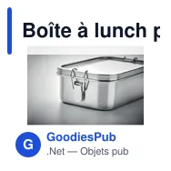 Boîte à lunch personnalisable GOBUDDY avec logo - Miniature 6