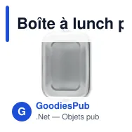 Boîte à lunch personnalisable GOBUDDY avec logo - Miniature 7