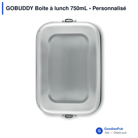 Boîte à lunch personnalisable GOBUDDY avec logo - Image 7
