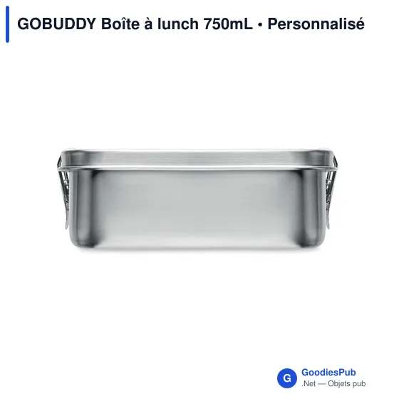 Boîte à lunch personnalisable GOBUDDY avec logo - Image 8
