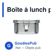 Boîte à lunch personnalisable GOBUDDY avec logo - Miniature 9