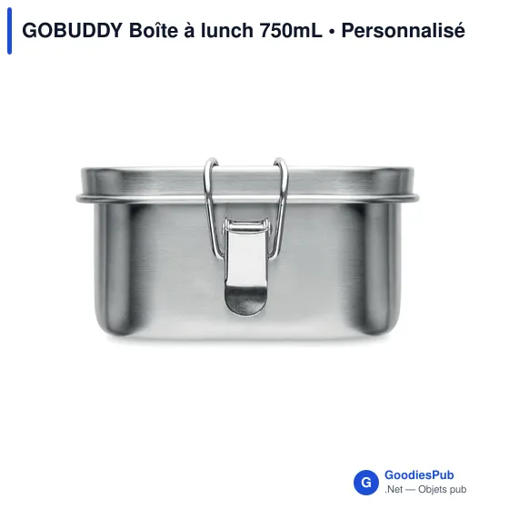 Boîte à lunch personnalisable GOBUDDY avec logo - Image 9