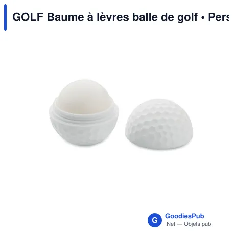 GOLF Baume à lèvres balle de golf