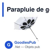 Parapluie de golf personnalisable avec logo - GolfClass 30 inch - Miniature 3