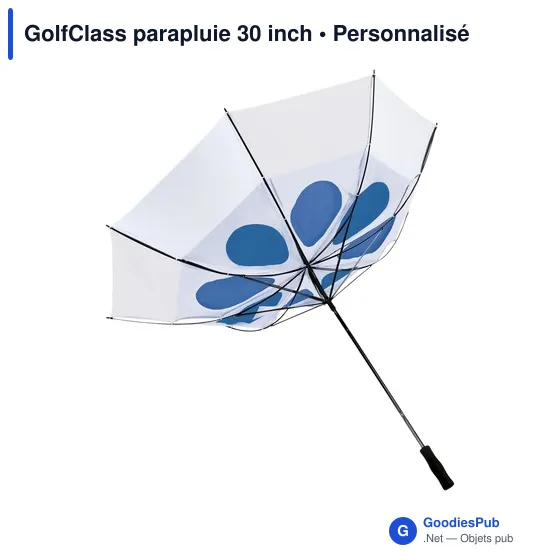 Parapluie de golf personnalisable avec logo - GolfClass 30 inch - Image 5