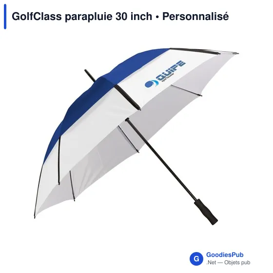 Parapluie de golf personnalisable avec logo - GolfClass 30 inch - Image 6
