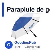 Parapluie de golf personnalisable avec logo - GolfClass 30 inch - Miniature 7