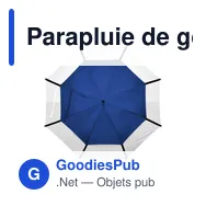 Parapluie de golf personnalisable avec logo - GolfClass 30 inch - Miniature 8