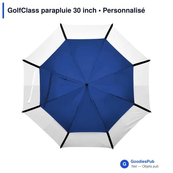 Parapluie de golf personnalisable avec logo - GolfClass 30 inch - Image 8