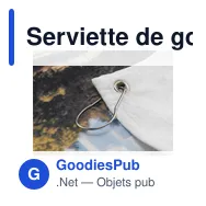 Serviette de golf personnalisable avec logo - GolfTowel 400 g/m² - Miniature 3