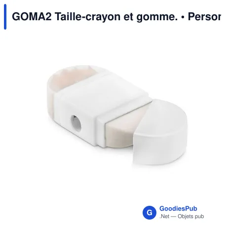 GOMA2 Taille-crayon et gomme.