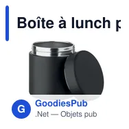 Boîte à lunch personnalisable GOSNACK avec logo - Miniature 11