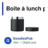 Boîte à lunch personnalisable GOSNACK avec logo - Miniature 12