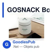 Boîte à lunch personnalisable GOSNACK avec logo - Miniature 5