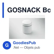Boîte à lunch personnalisable GOSNACK avec logo - Miniature 8