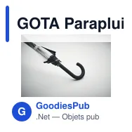 GOTA Parapluie 23 pouces - Miniature 11