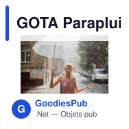 GOTA Parapluie 23 pouces - Miniature 4