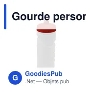Gourde personnalisable 500 ml avec logo - Ernest - Miniature 1