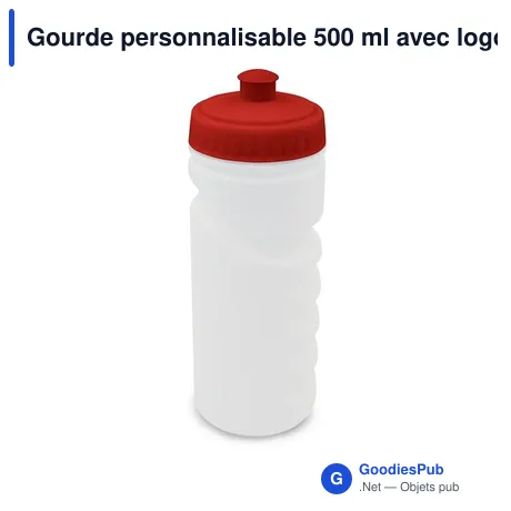 Gourde personnalisable 500 ml avec logo - Ernest