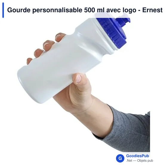 Gourde personnalisable 500 ml avec logo - Ernest - Image 2
