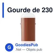 Gourde de 230 ml en acier inoxydable recyclé Brock - Miniature 7