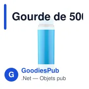 Gourde de 500 ml en acier inoxydable recyclé Zeno - Miniature 24