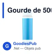 Gourde de 500 ml en acier inoxydable recyclé Zeno - Miniature 38