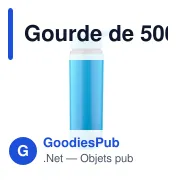 Gourde de 500 ml en acier inoxydable recyclé Zeno - Miniature 78