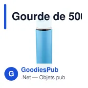 Gourde de 500 ml en acier inoxydable recyclé Zeno - Miniature 80