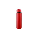 Variante rouge - Gourde de 500 ml en acier inoxydable recyclé Zeno