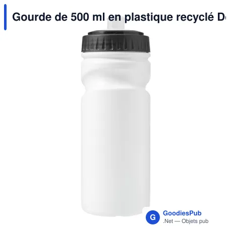 Gourde de 500 ml en plastique recyclé Demi