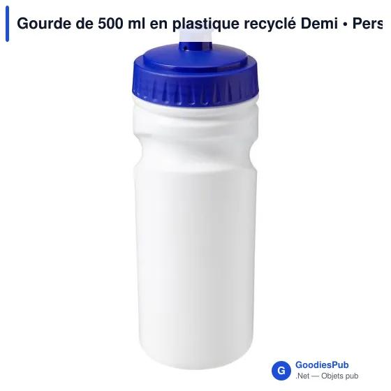 Gourde de 500 ml en plastique recyclé Demi - Image 12