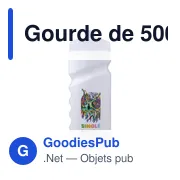 Gourde de 500 ml en plastique recyclé Demi - Miniature 6
