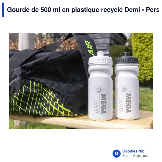 Gourde de 500 ml en plastique recyclé Demi - Image 8