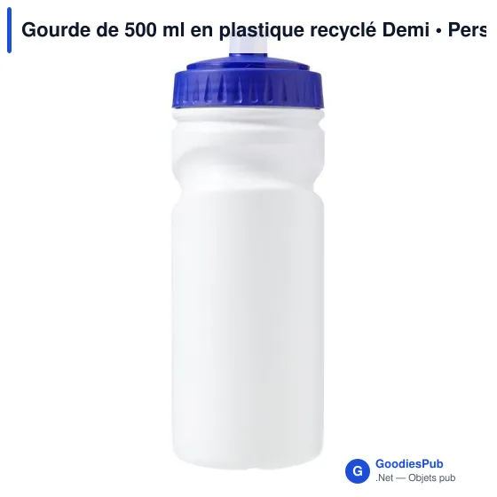 Gourde de 500 ml en plastique recyclé Demi - Image 9