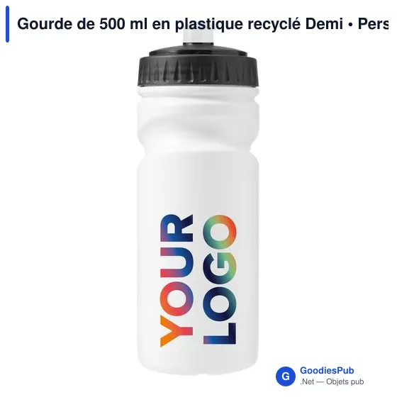 Gourde de 500 ml en plastique recyclé Demi - Image 10