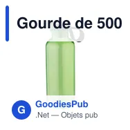 Gourde de 500 ml en rPET et bambou Laia - Miniature 11