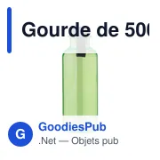 Gourde de 500 ml en rPET et bambou Laia - Miniature 5