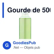 Gourde de 500 ml en rPET et bambou Laia - Miniature 6