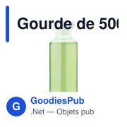 Gourde de 500 ml en rPET et bambou Laia - Miniature 8