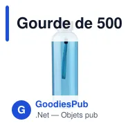 Gourde de 500 ml en rPET Isabelle - Miniature 2