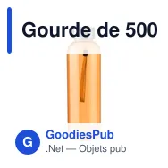 Gourde de 500 ml en rPET Isabelle - Miniature 11